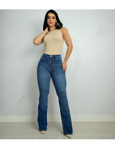 CALÇA FLARE JEANS MARIA LIZ